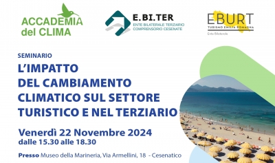 Seminario: L'impatto del cambiamento climatico sul settore turistico e nel terziario